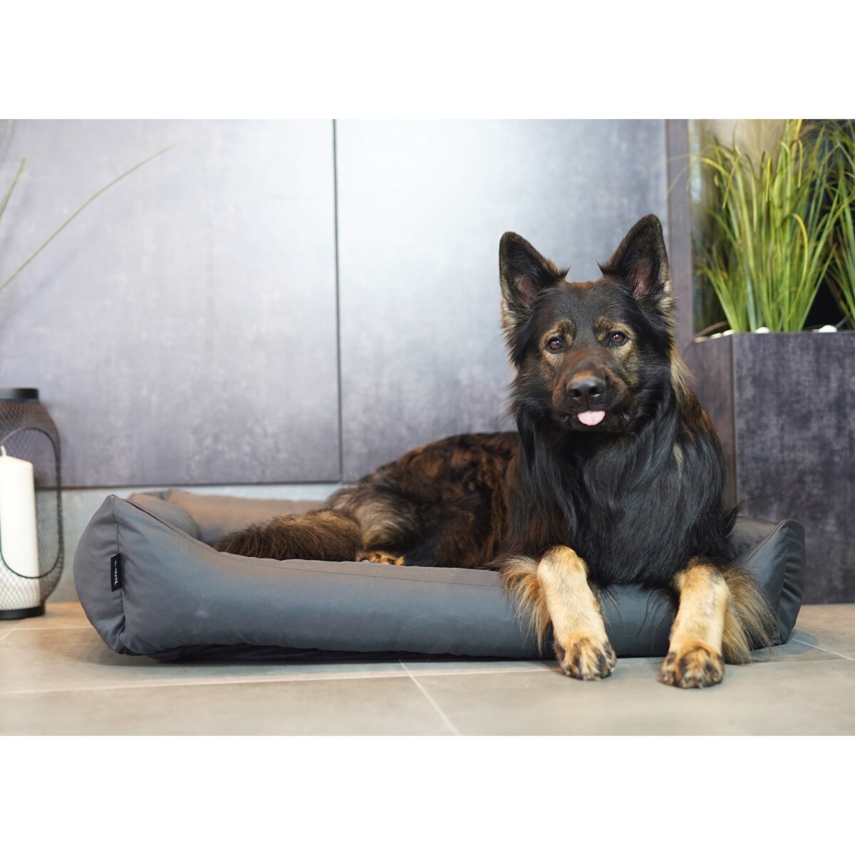 Wodoodporne legowisko dla psa KOKO, 80x60 cm, Grafit