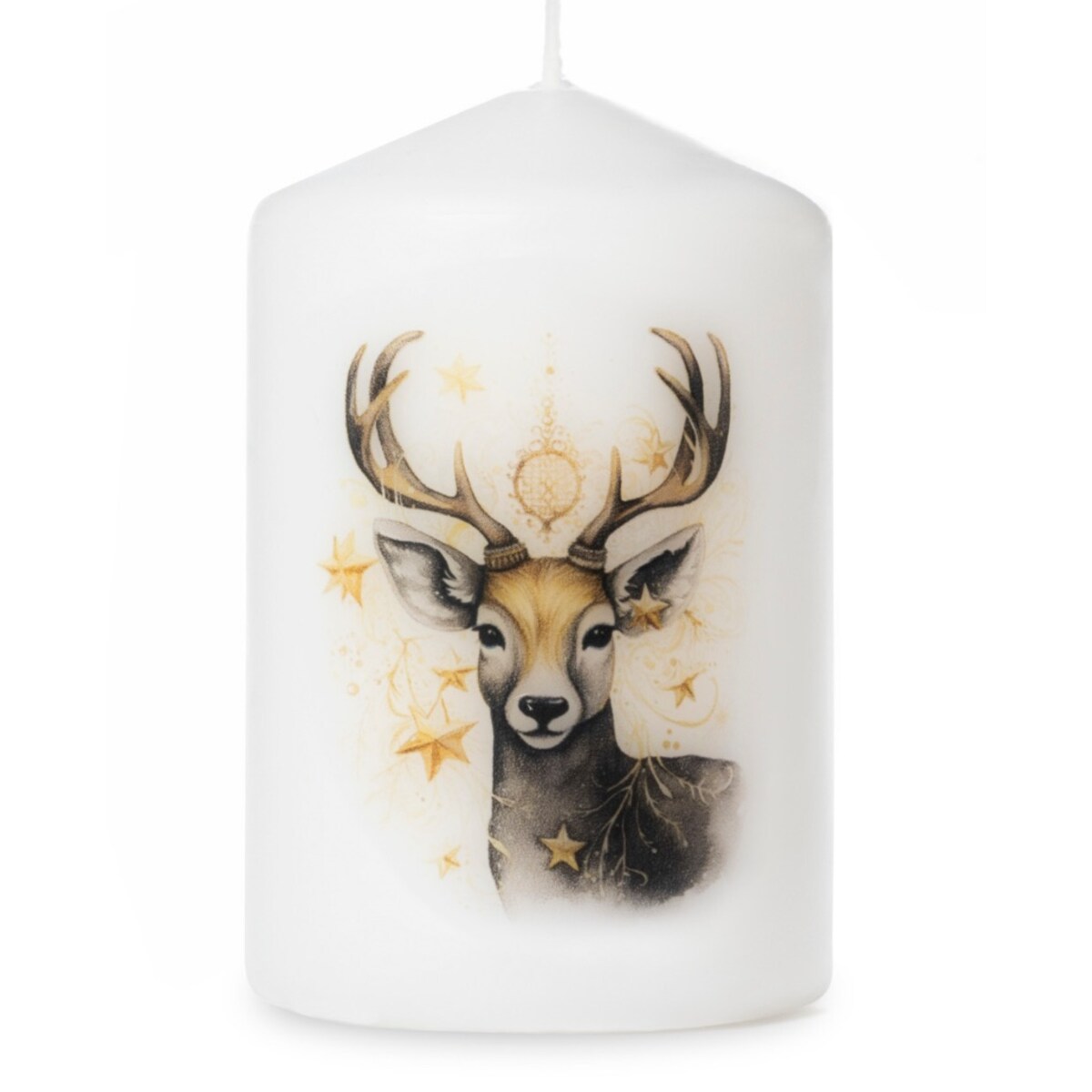 Świeca świąteczna – Renifer, idealna na prezent