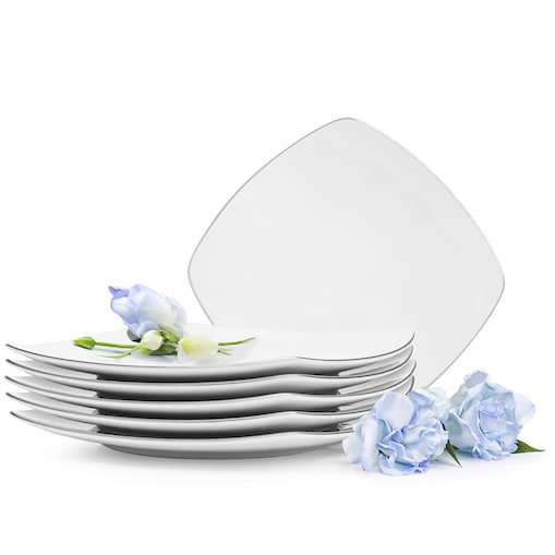 Konsimo CARLINA Talerz deserowy 6szt.