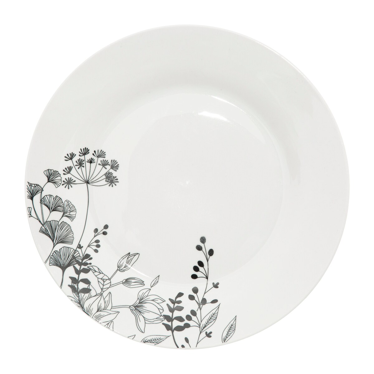 Porcelanowa zastawa dla 6 osób WHITE FLORAL, 18 elementów