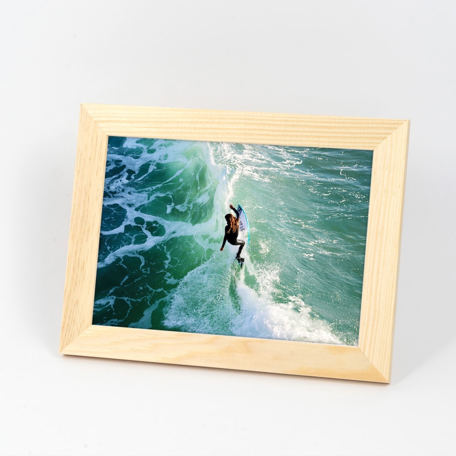 Ramka na zdjęcia 13x18 cm ramka z drewna surowego pion poziom ramka prostokątna RAW DIY