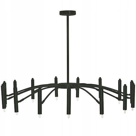 Lampa Sufitowa Wisząca Czarna Nowoczesna 15X25W G9