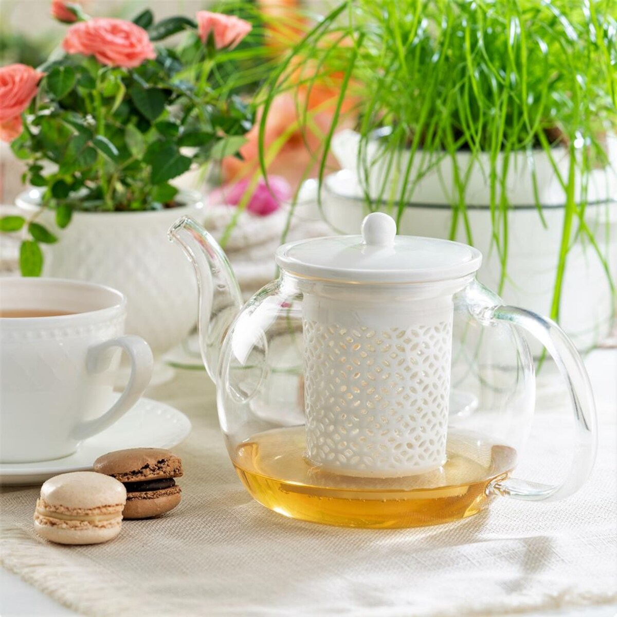 VILLA ITALIA Dzbanek z zaparzaczem szklany 850 ml SISSY