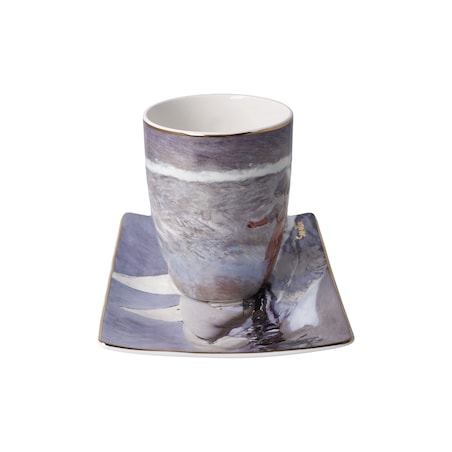 Kubek ze spodkiem J.Sorolla - Siostry na plaży - Goebel