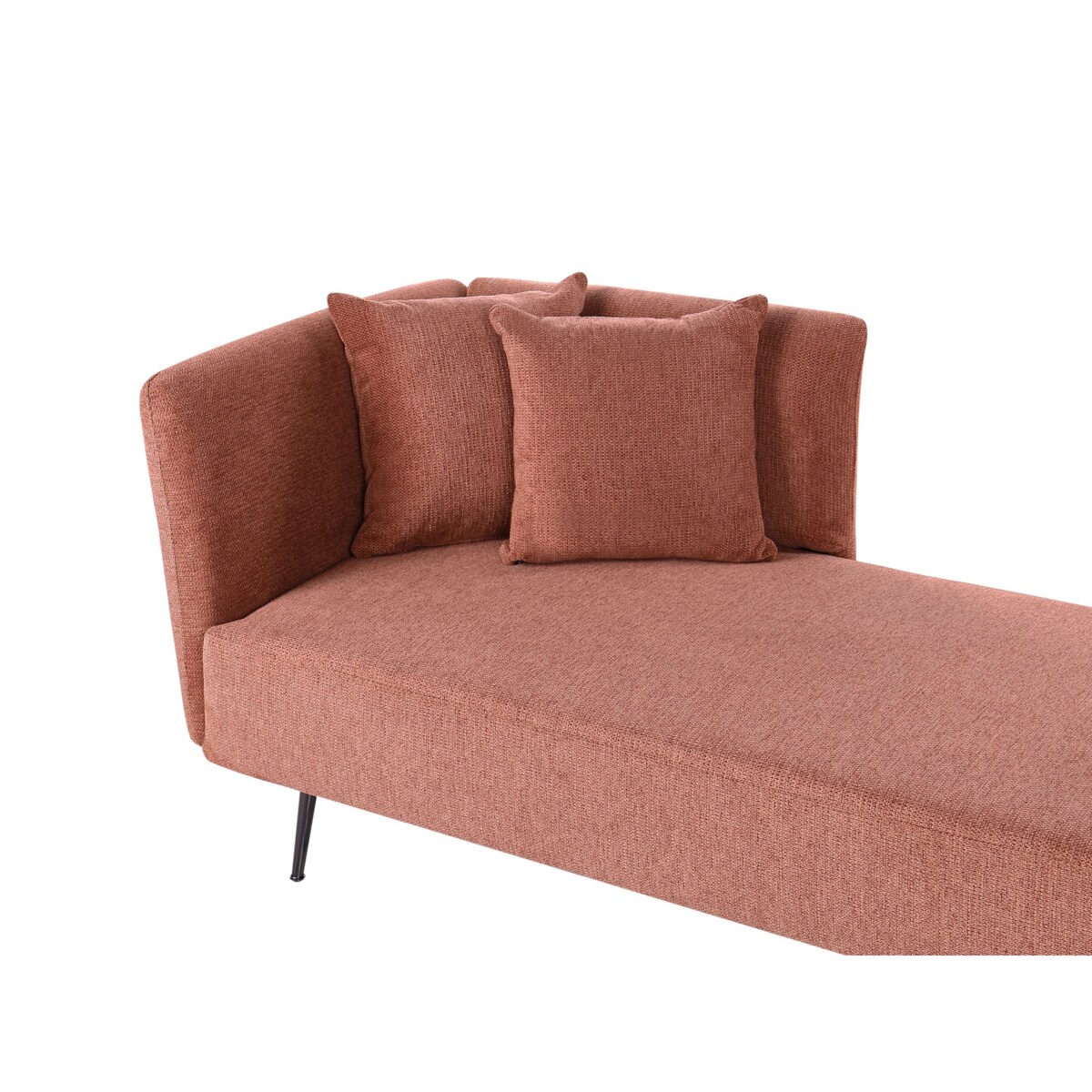 Szezlong lewostronny czerwony RIOM