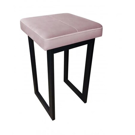 Taboret MAESTRO LOW MG VELVET jasno różowy