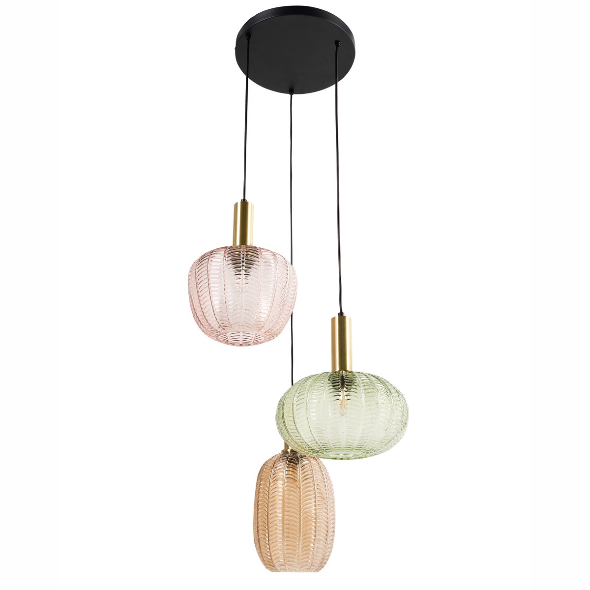 Lampa wisząca NJORO Szkło Kolorowy