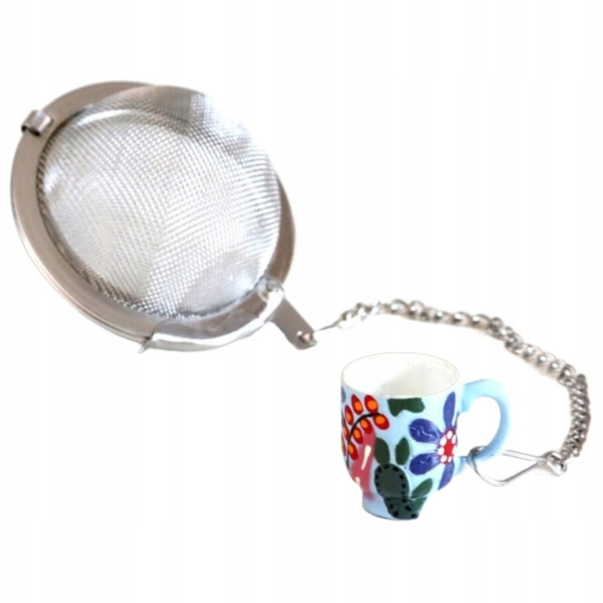 Zaparzacz kulka do herbaty naparów zawieszka stal nierdzewna wysoka jakość