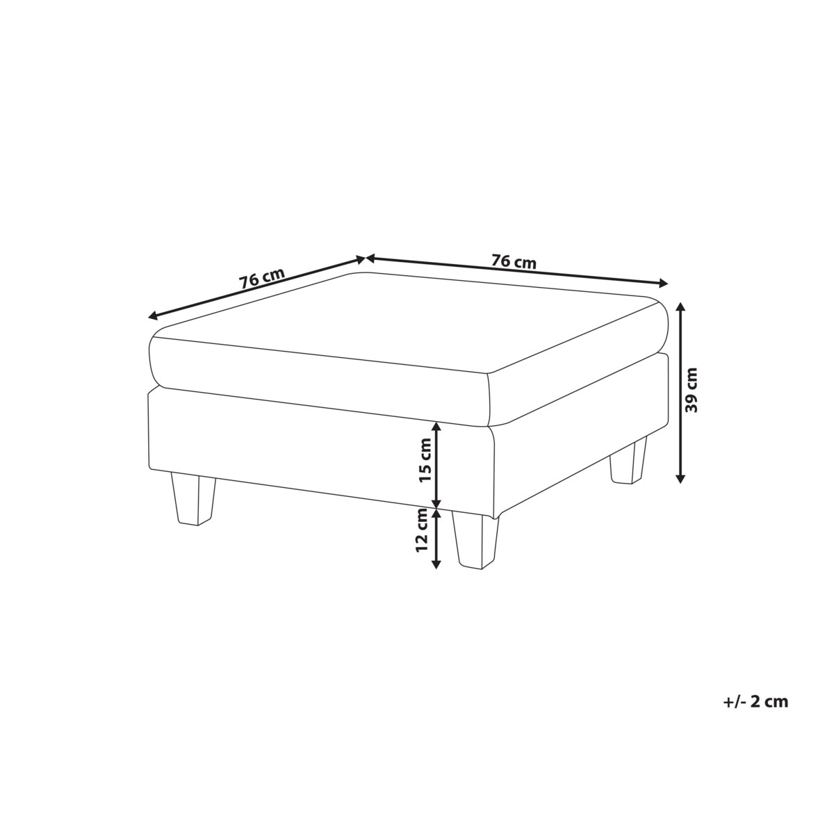 Otomana jasnobeżowa UNSTAD