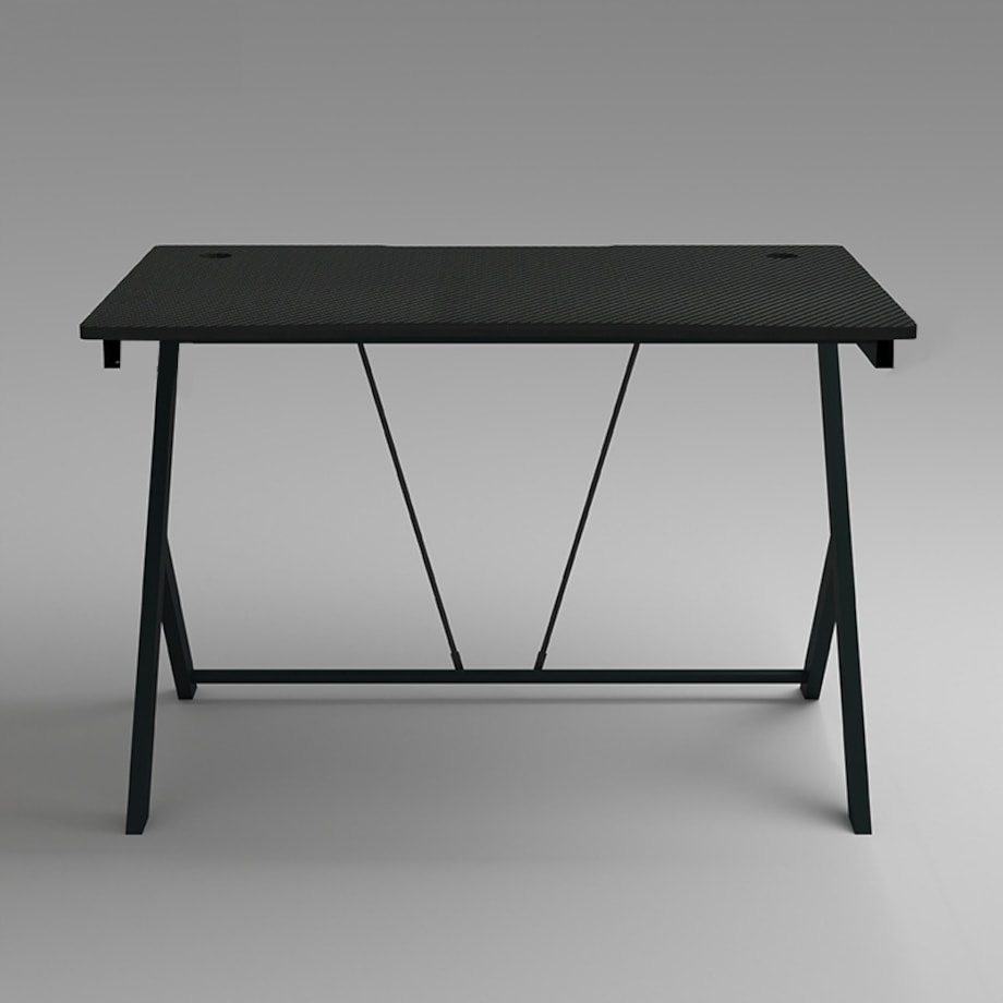 Biurko Stolik Gamingowe Komputerowe Loft Nowoczesne Czarne Carbon 100 Cm