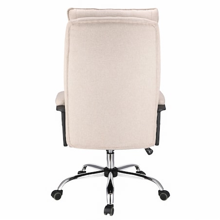 Fotel biurowy ESPO tkanina beżowy