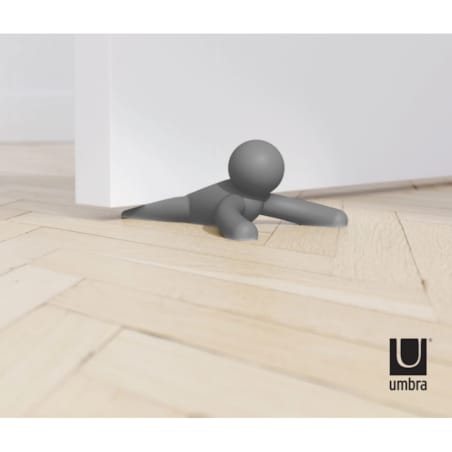 Stoper do drzwi antracytowy Buddy, 15 x 6 x 11 cm, Umbra