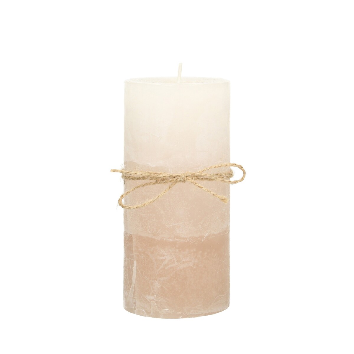 Świeca Silvia 14cm beige, 6,5 x 14 cm