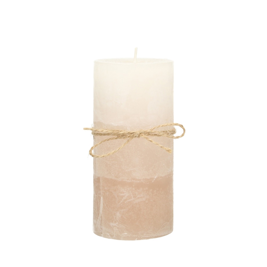 Świeca Silvia 14cm beige, 6,5 x 14 cm