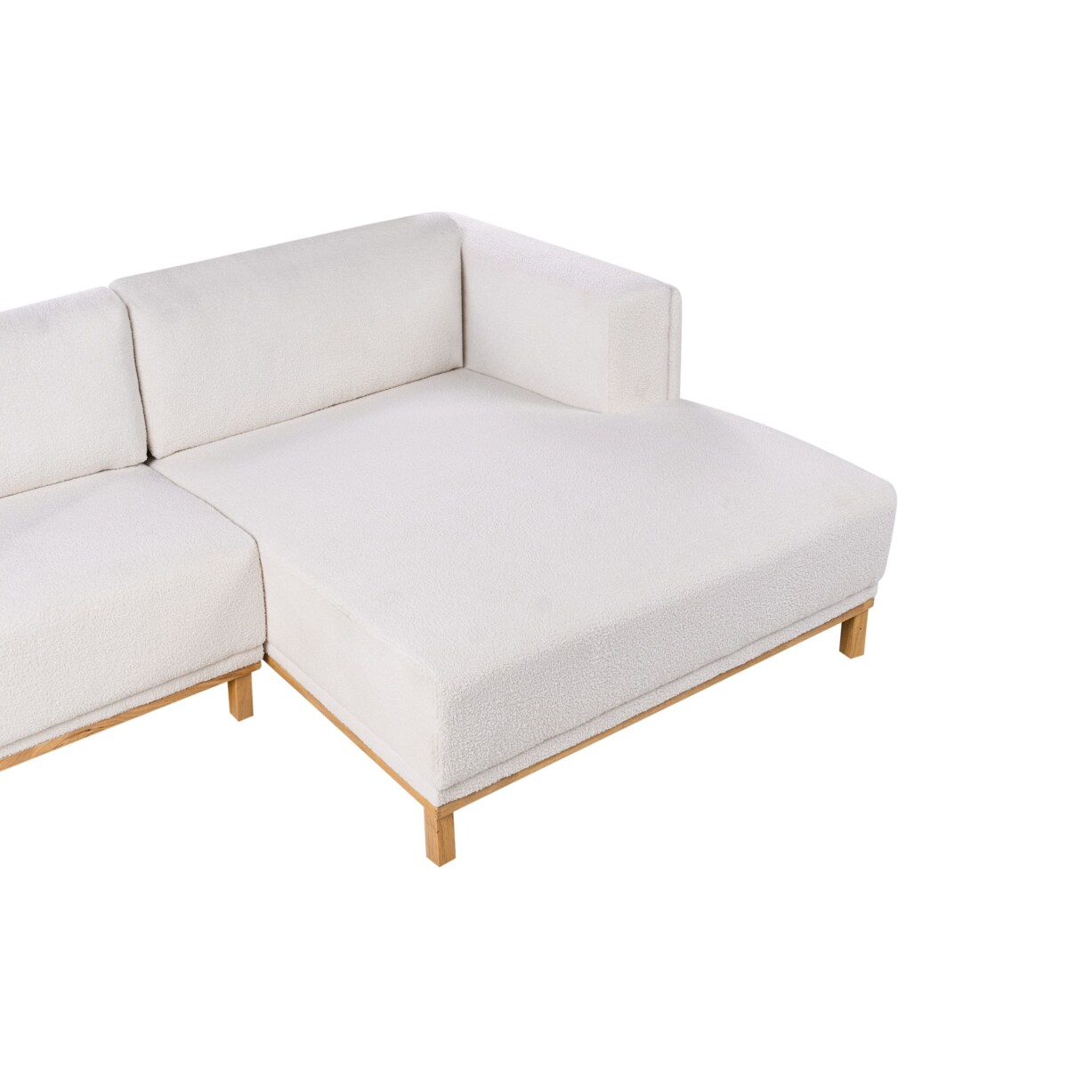 Narożnik dla 5 osób VENG Złamana biel Lewostronny