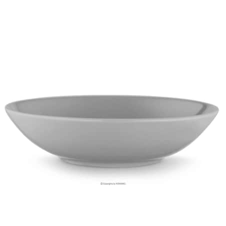 Konsimo LUPIN Talerz głęboki jasny szary, jasny szary