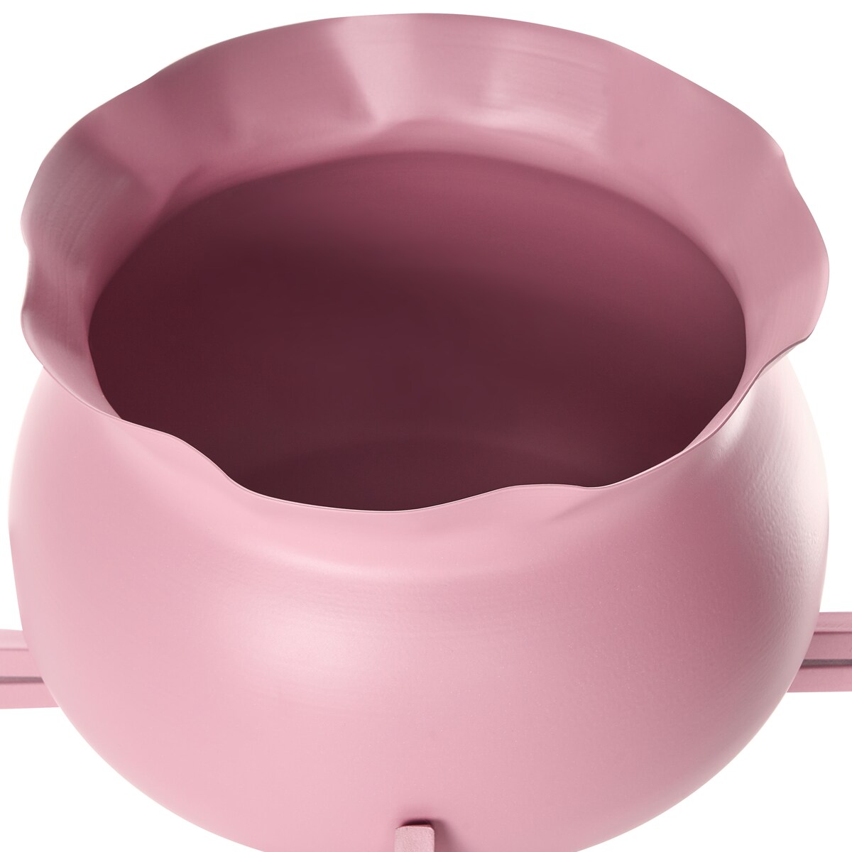 Kwietnik MOKUREN 25 cm Metal Różowy