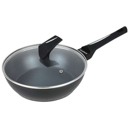 Patelnia głęboka z powłoką marmurową non-stick 24cm indukcja KLAUSBERG