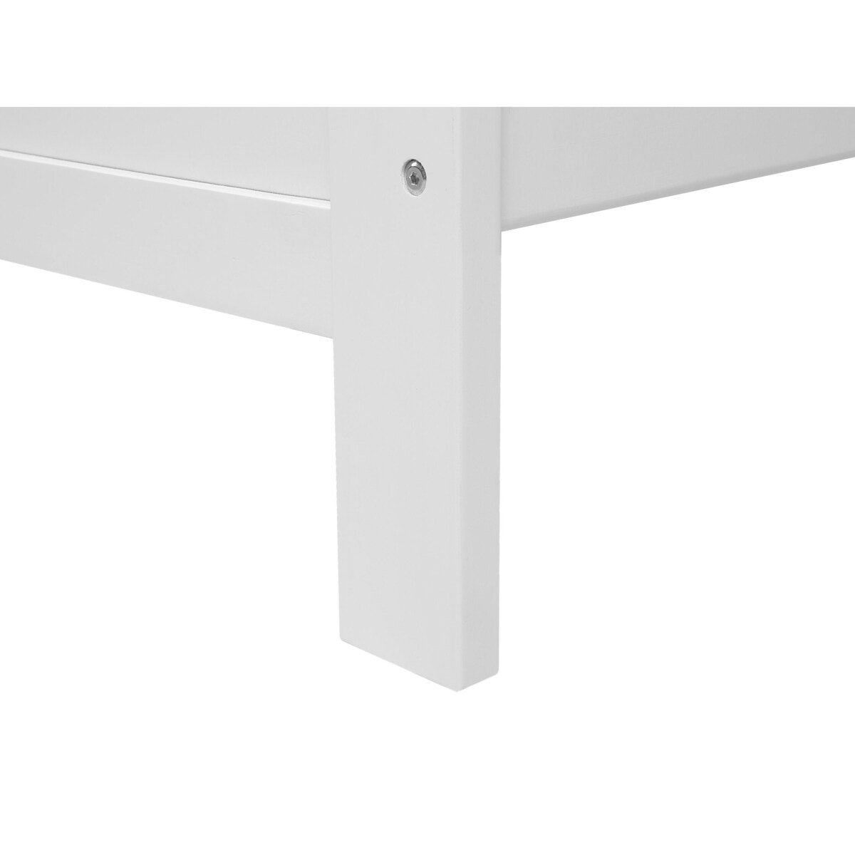 Łóżko drewniane 180 x 200 cm białe MAYENNE