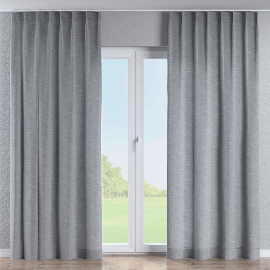 Zasłona na haczykach flex pojedynczych 130x260 szary