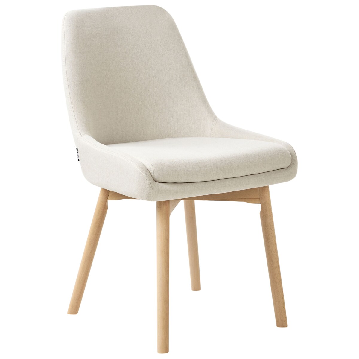 Zestaw 2 krzeseł do jadalni MELFORT II Jasnobeżowy