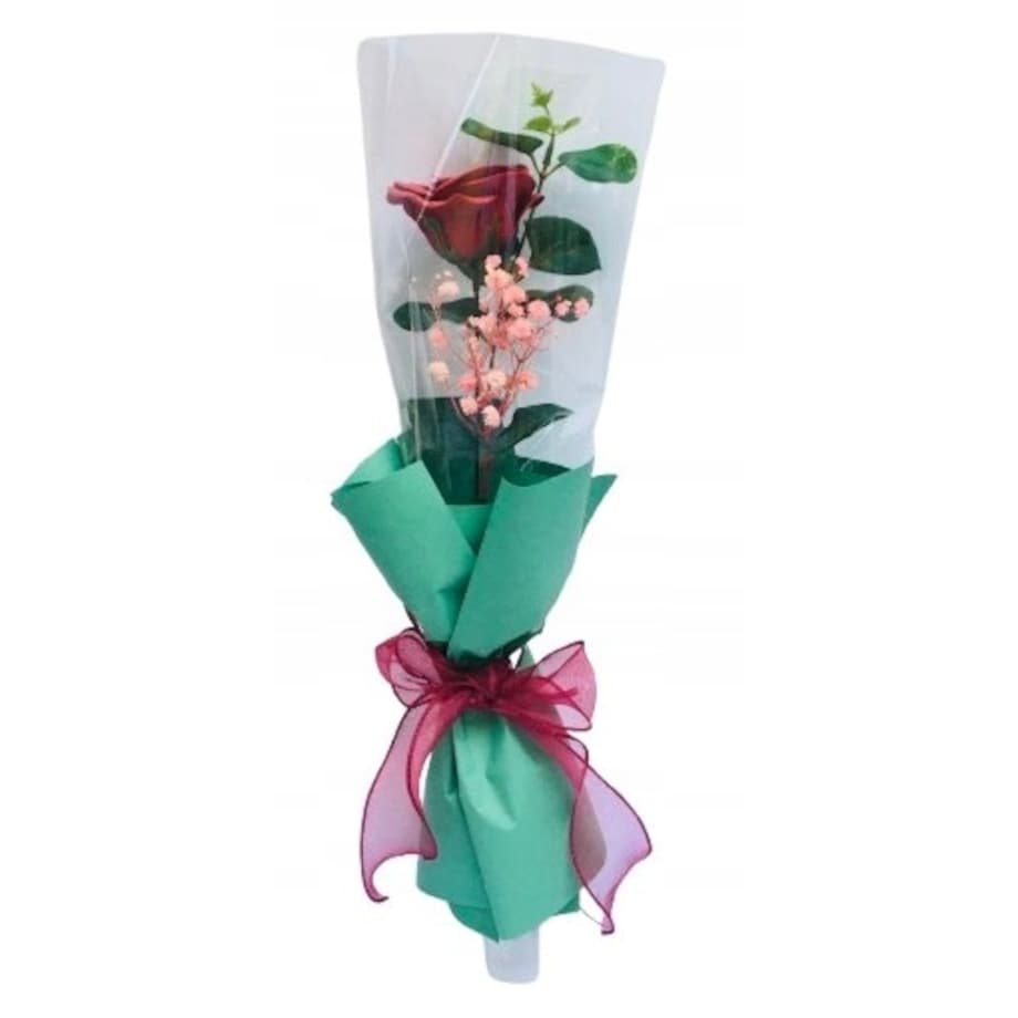 DZIEŃ MAMY róża mydlana kwiaty na prezent UPOMINEK święto urodziny mamy