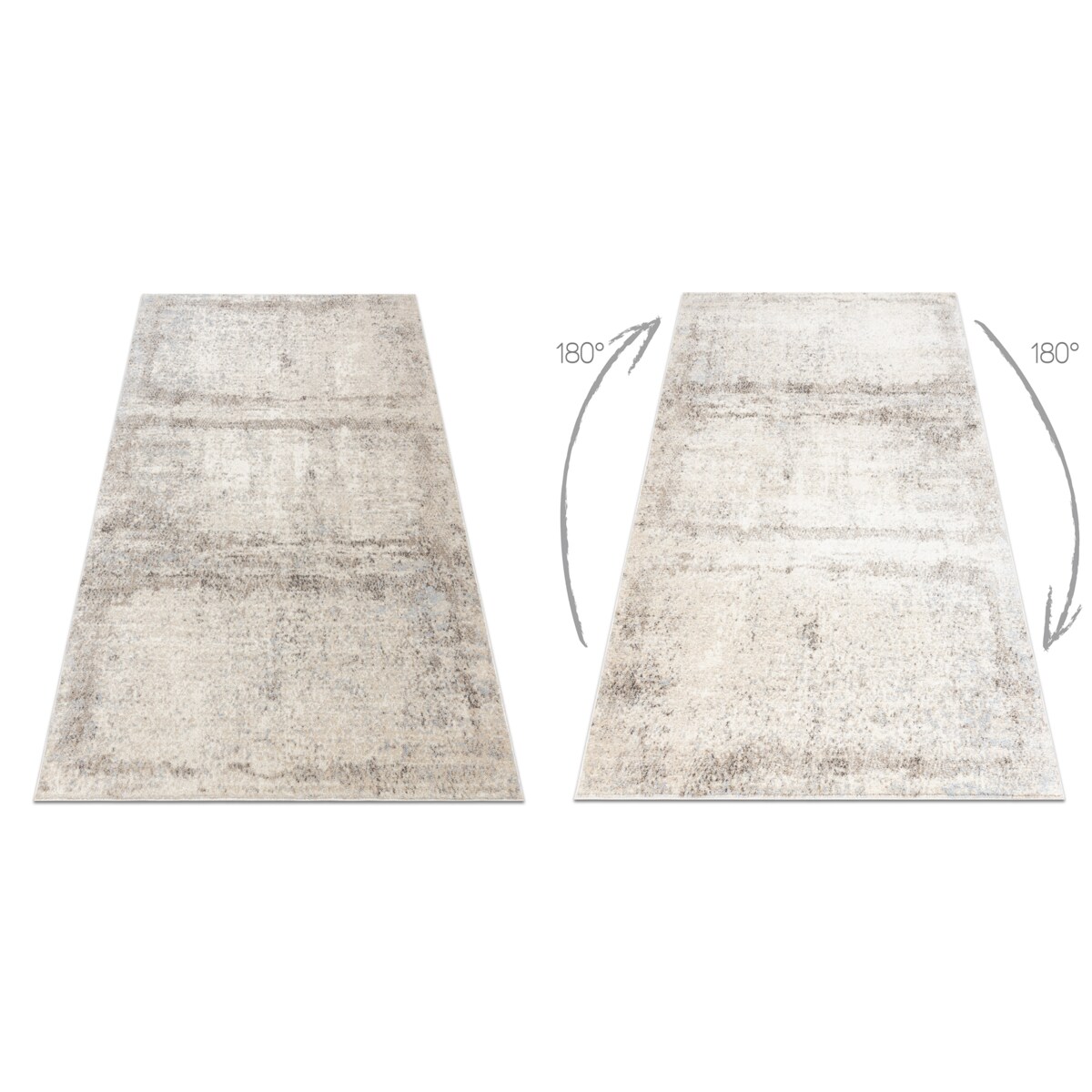 Dywan FUSION 8255 krem / beż - Vintage, 120x170 cm