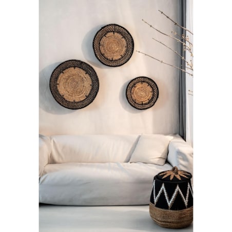 TALERZ Z BANANOWCA CZARNY M