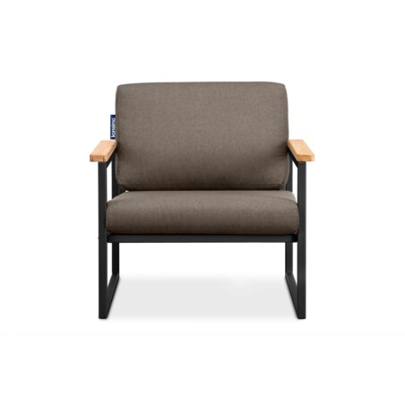 KONSIMO TRIBO Fotel ogrodowy ze stali w stylu industrialnym