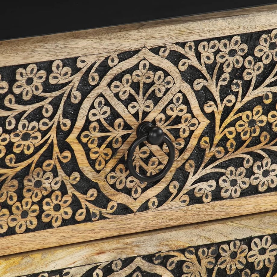 vidaXL Szafka nocna, 50x33x60 cm, lite drewno mango