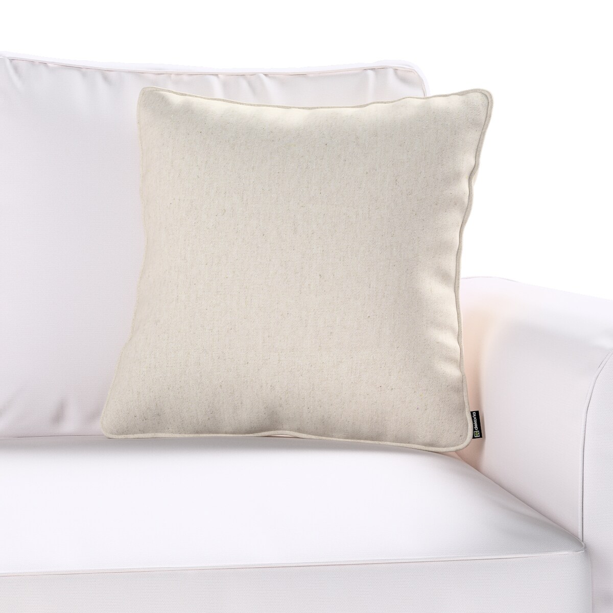 Poszewka Gabi na poduszkę 45x45 melanż szaro-beżowy