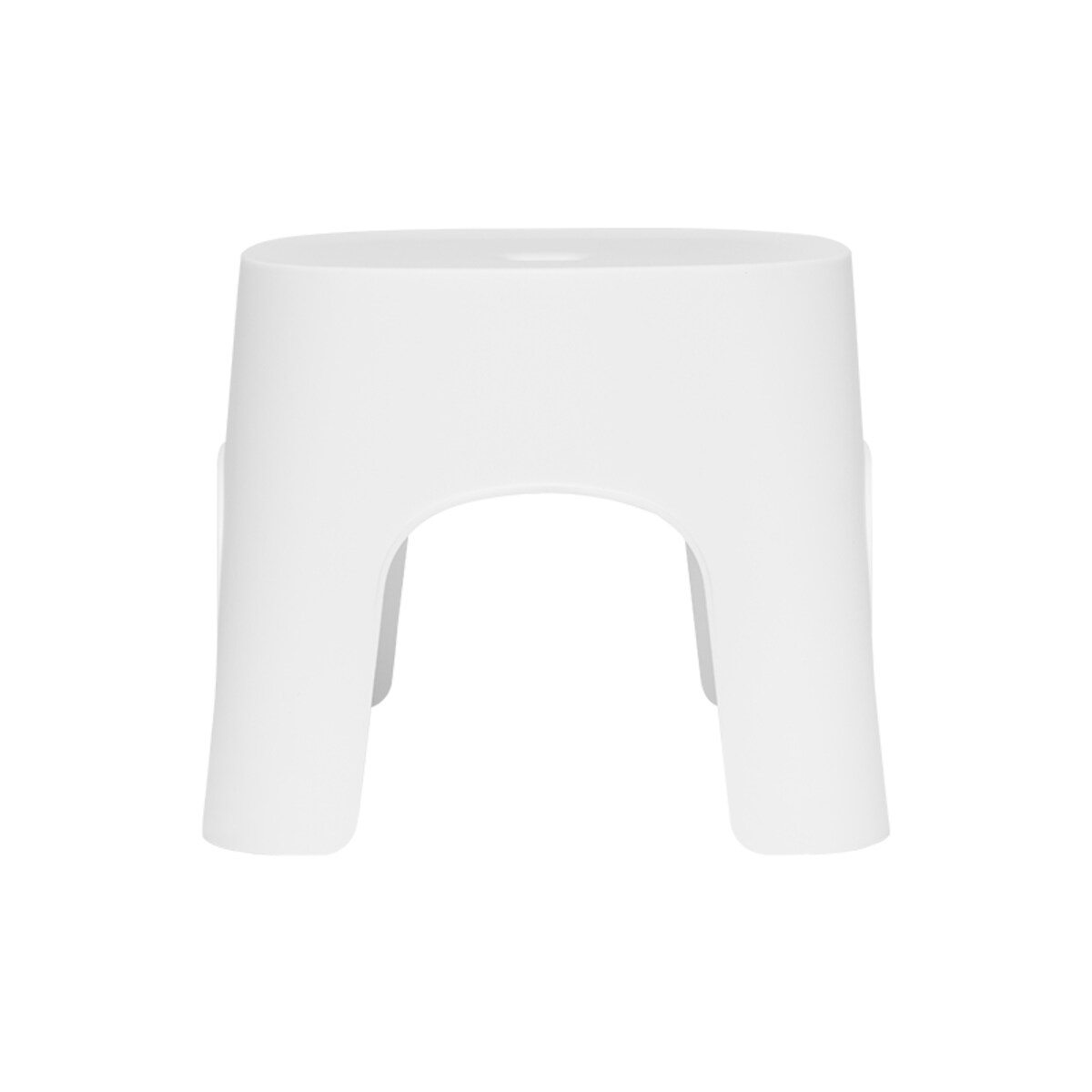 Krzesełko dla dzieci plastikowe białe stołek siedzisko