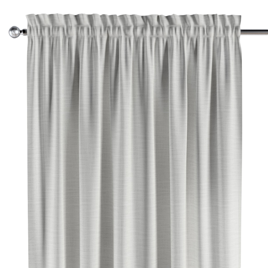 Zasłona na kanale z grzywką 1 szt. 130x245 ecru