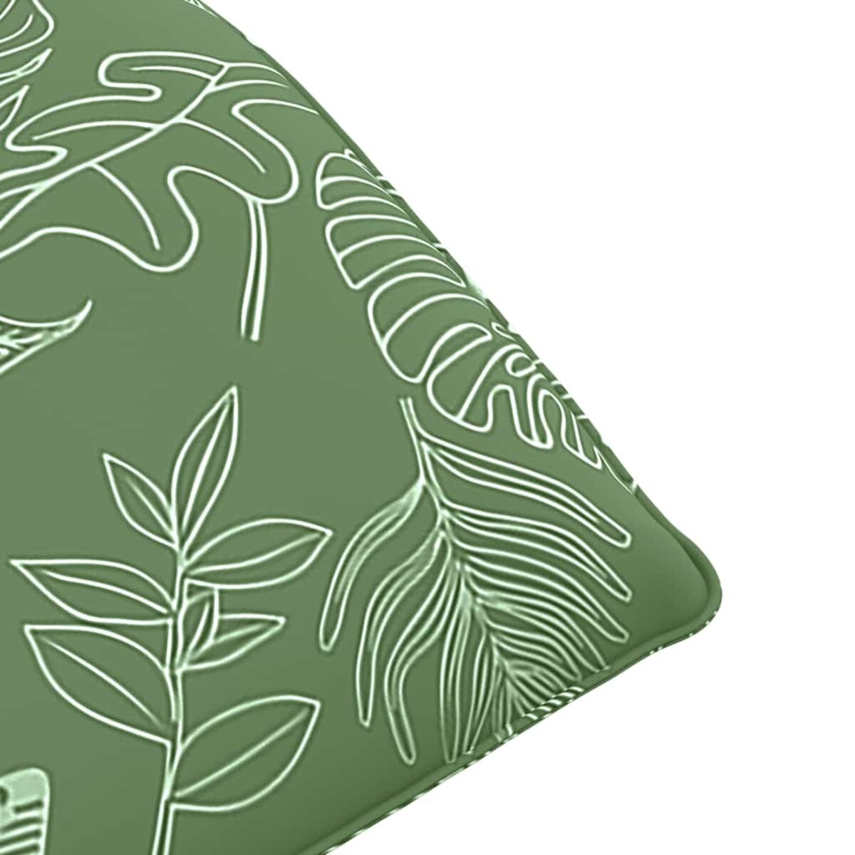 vidaXL Leżak składany wzór liścia 175x54x8,5 cm tkanina Oxford