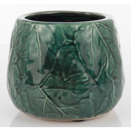 Osłonka ceramiczna zielona 12x15x15 cm COMINO