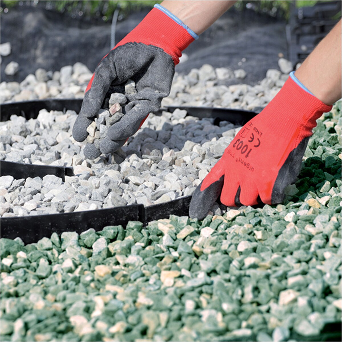 Obrzeże Ogrodowe Trawnikowe Ze Szpilkami Czarne