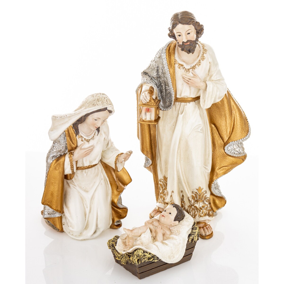 Dekoracja - szopka NATALE 9 postaci, 26x60x28 cm