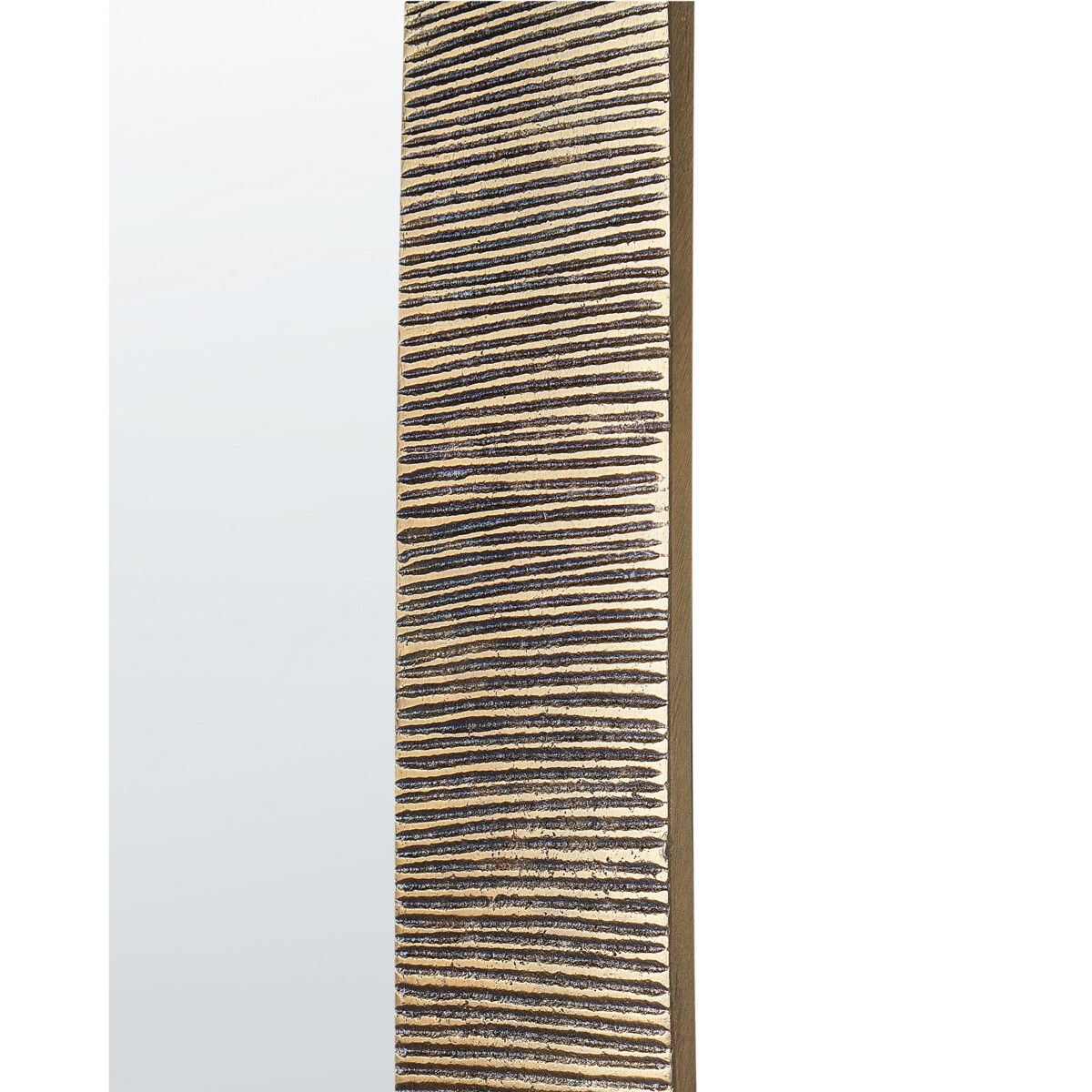 Lustro ścienne 68 x 54 cm złote SANKOSZ