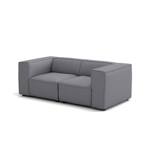 Sofa 3 osobowa Modularis - Szary Welur