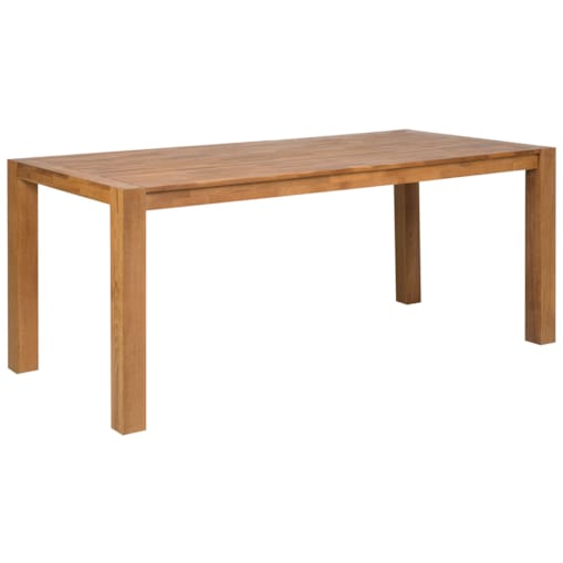 Stół do jadalni dębowy 180 x 90 cm jasne drewno NATURA