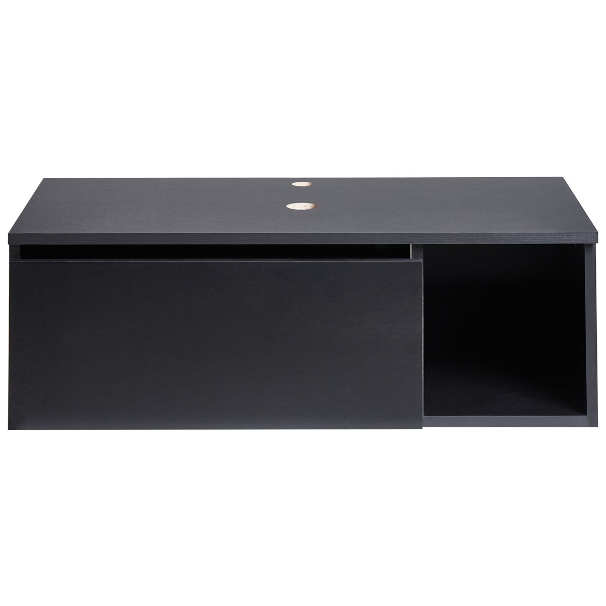 Wisząca szafka pod umywalkę RUPANCO 80 cm Czarny