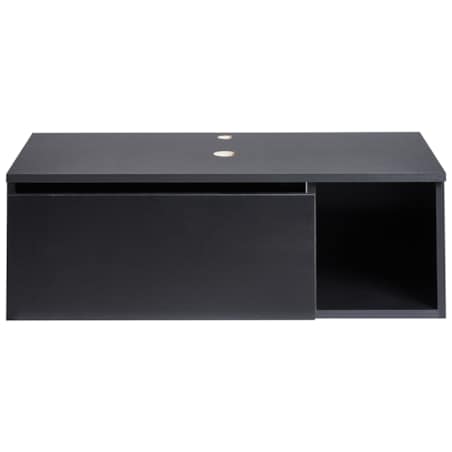 Wisząca szafka pod umywalkę RUPANCO 80 cm Czarny