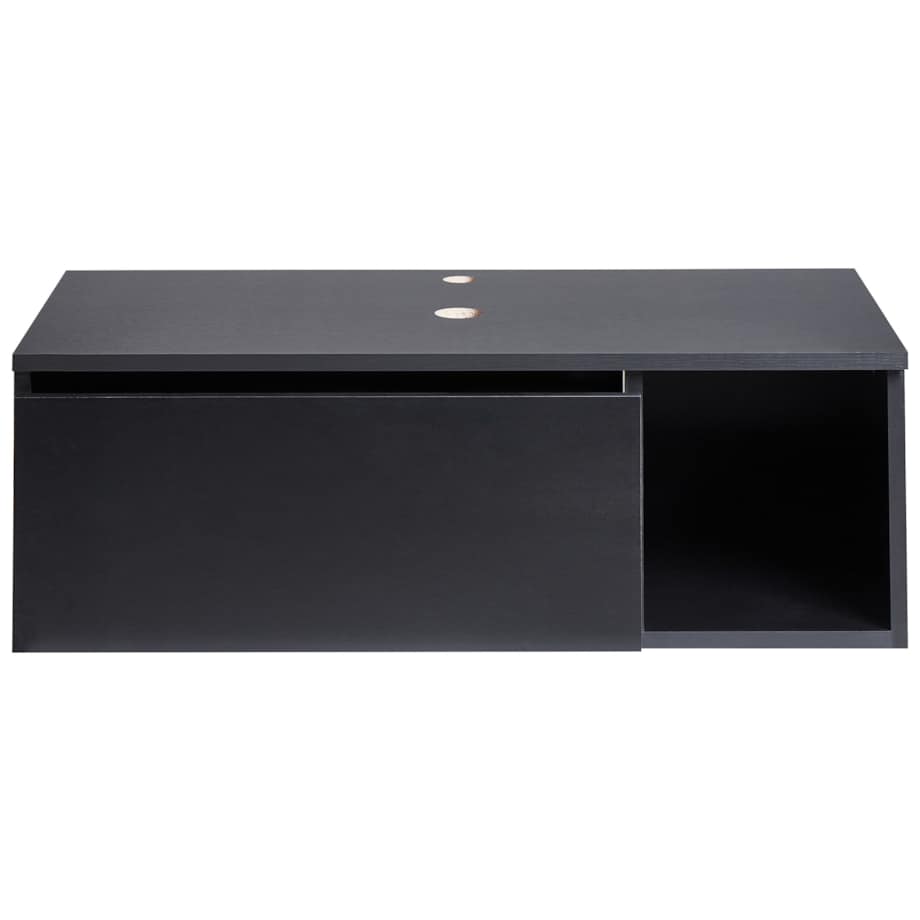 Wisząca szafka pod umywalkę RUPANCO 80 cm Czarny