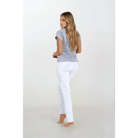 Piżama 7 Heaven Grey-White, L