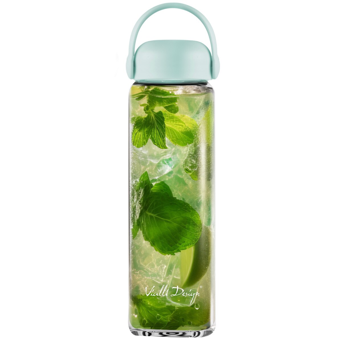 Szklana butelka na wodę Fuori 540 ml miętowa 30251