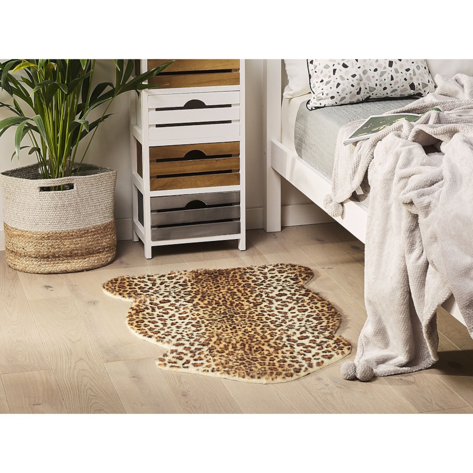 Dywan w panterkę brązowy NAMBUNG