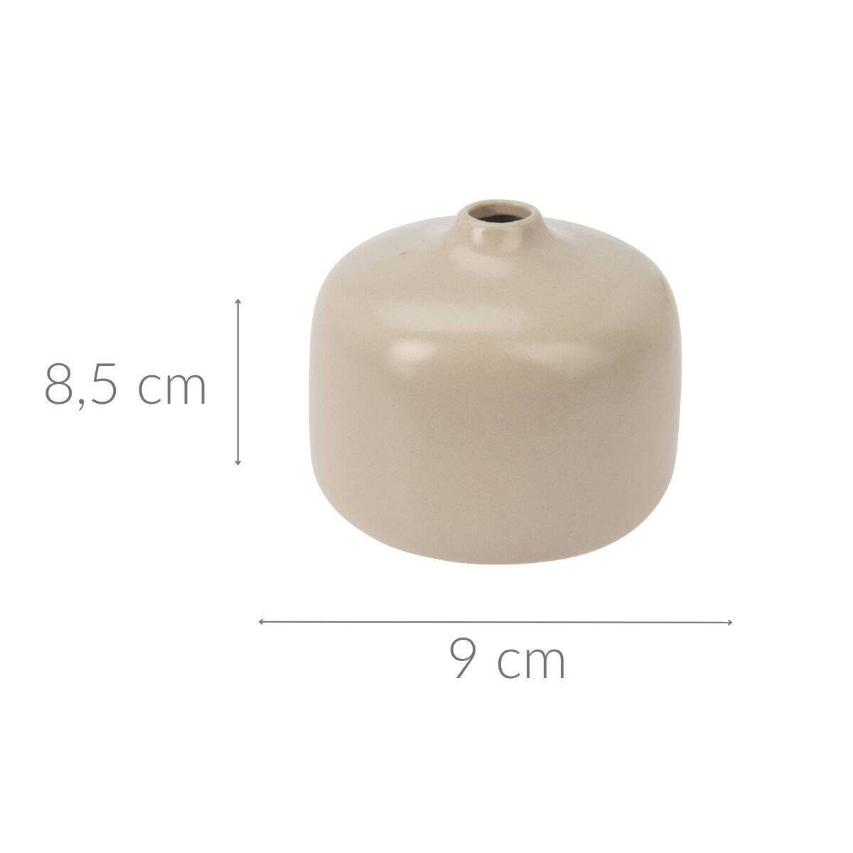 Wazon dekoracyjny z ceramiki, wys. 8,5 cm