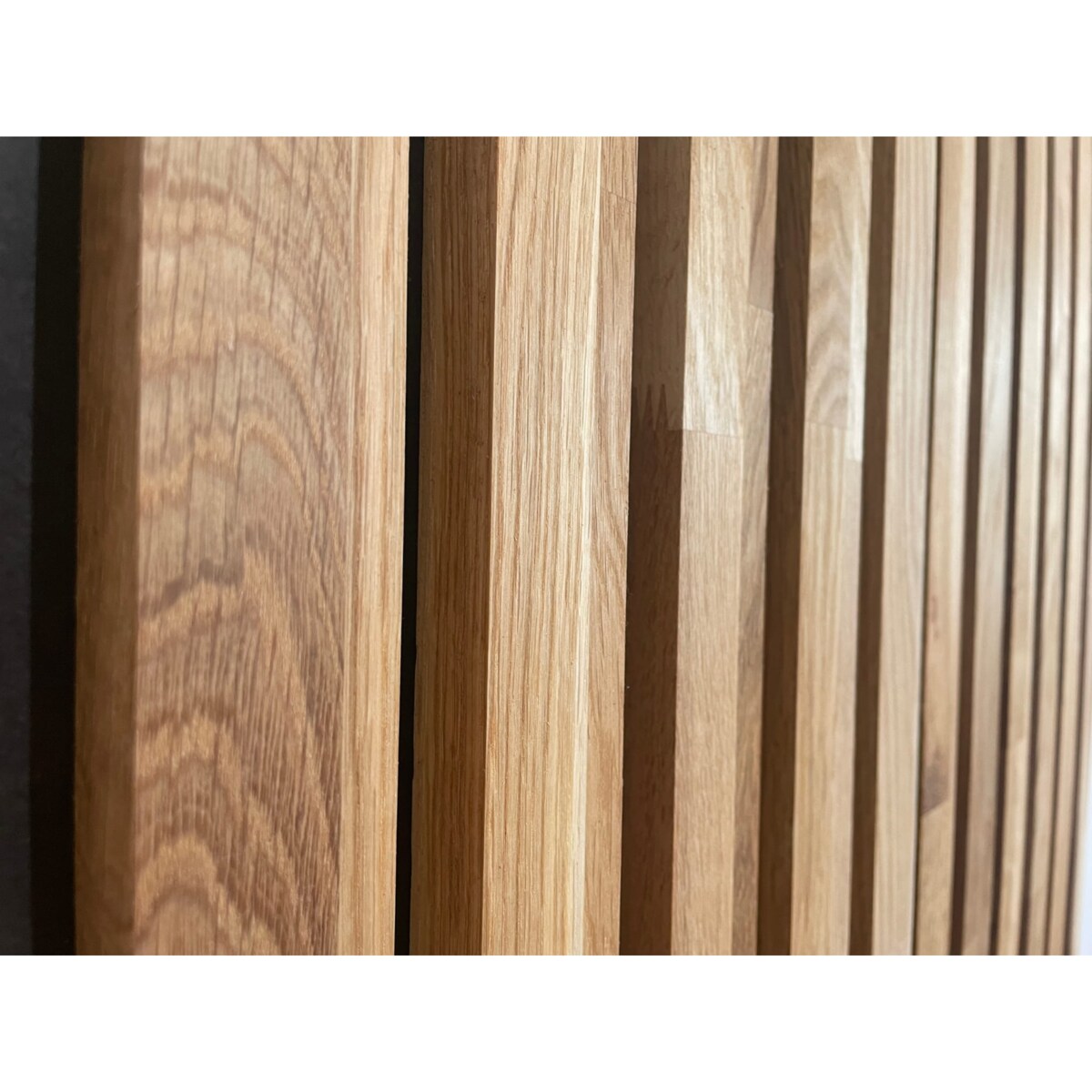 Panele lamelowe dębowe na płycie MDF 100% dąb 24cm