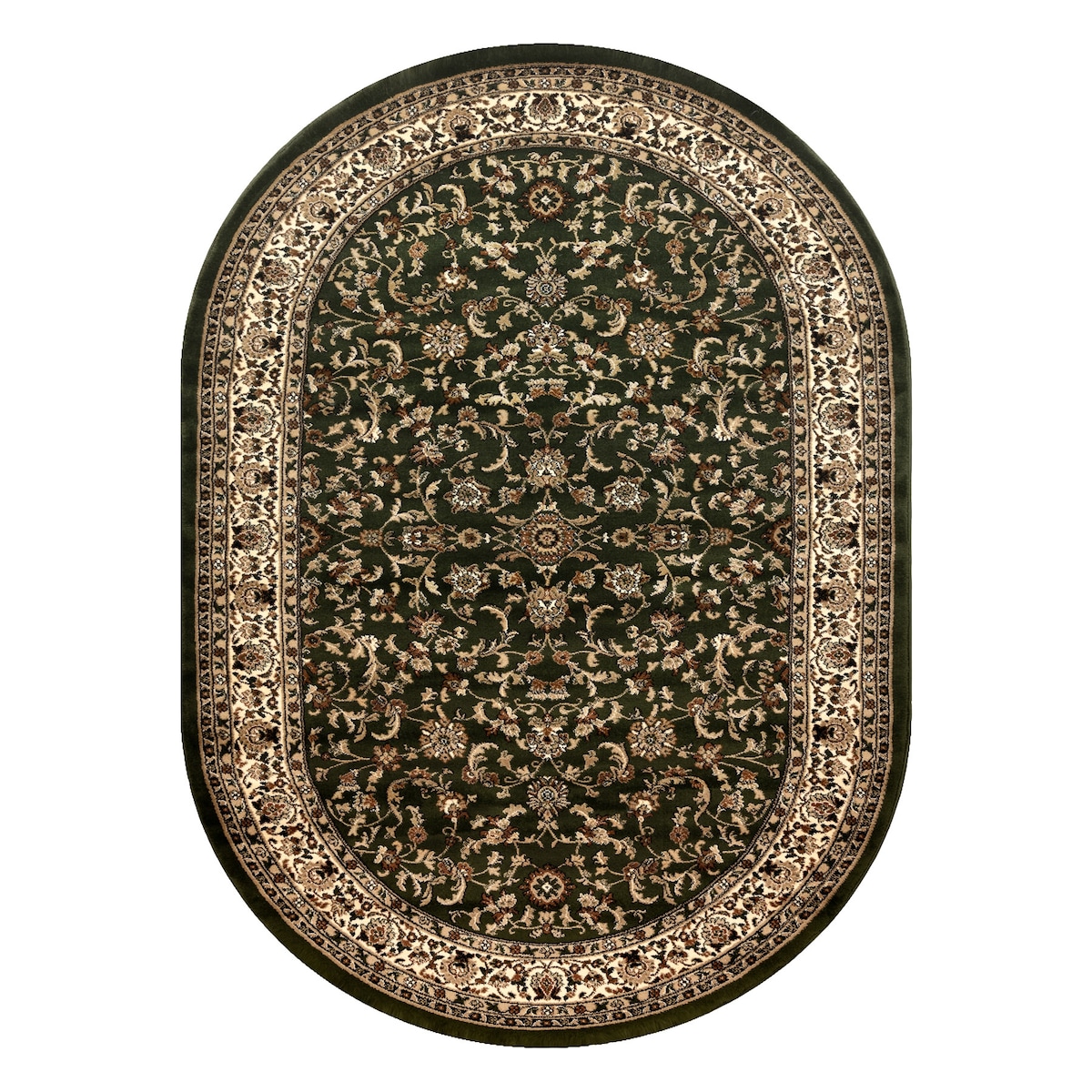Dywan ROYAL ADR owal wzór 1745 zielony 100x180 cm