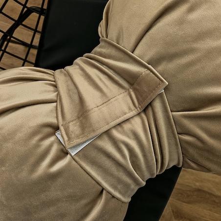 Poduszka XMAS wzór XM48 | Kokarda piaskowa 40 x 60 cm